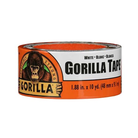 Duct Tape, White, 10 yd L, 1-7/8 in W