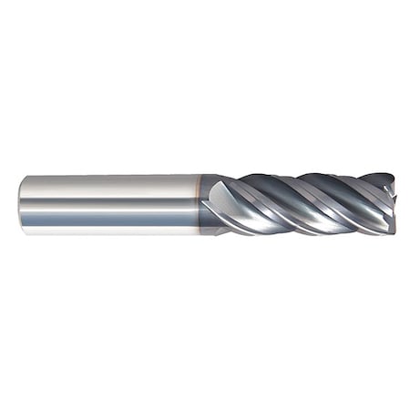 Corner Radius End Mill, 0.25 in, Carbide