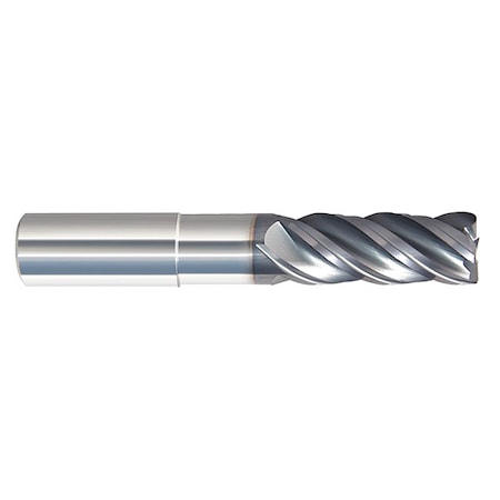 Corner Radius End Mill, 0.375 in