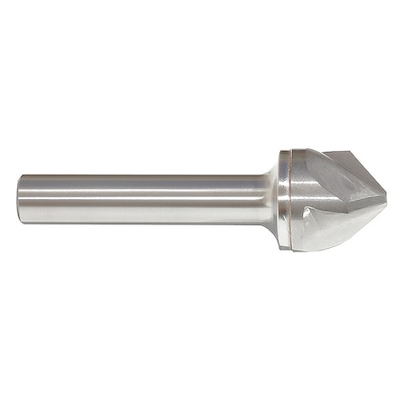 Countersink,3 Flutes,Carbide,2-1/2" L