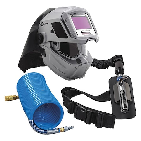 Half Mask Respirator, Universal, 62 psi, Couplers: Hansen