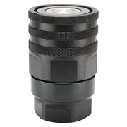 Hydraulic Quick Connect Hose Coupling, Steel Body, Thread-to-Connect Lock, 1/2"-14 Thread Size