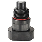 Hydraulic Quick Connect Hose Coupling, Steel Body, Thread-to-Connect Lock, 9/16"-18 Thread Size