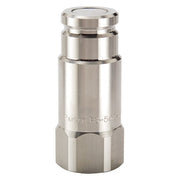 Hydraulic Quick Connect Hose Coupling, 316 Stainless Steel Body, Push-to-Connect Lock, FS Series