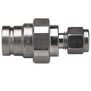 Hydraulic Quick Connect Hose Coupling, 316 Stainless Steel Body, Push-to-Connect Lock, FS Series