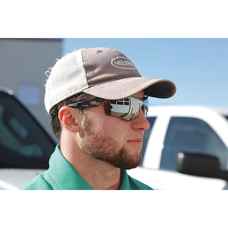 Checklite (CL4), Safety Glasses, Duramass Hard Coat, Polycarbonate Lens, Smoke Frame, Frameless