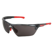 Dominator (DM3), Safety Glasses, MAX3 Hard Coat, Polycarbonate Lens, Gun Metal Frame, Half Frame