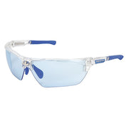 Dominator (DM3), Safety Glasses, MAX6 Anti-Fog, Polycarbonate Lens, Clear Frame, Half Frame