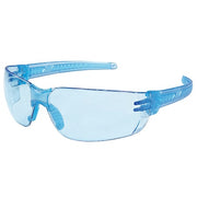 Hulk HK2, Safety Glasses, MAX6 Anti-Fog, Light Blue Lens, Light Blue Frame, Frameless