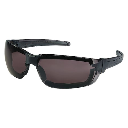 Hulk HK3, Safety Glasses, MAX6 Anti-Fog, Gray Lens, Black Frame, Frameless