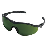 ST1, Welding Safety Glasses, Anti-Scratch, Green Filter 3.0 Lens, Black Frame, Half Frame
