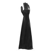 Chemical Resistant Gloves, Neoprene, 32 in L, Black, 9 3/4, 1 PR