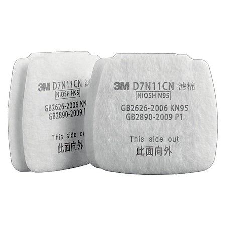Filter, D7000, White, Push to Connect, 3M(TM) Secure Click(TM) D8000 Series Cartridges