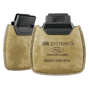 Combination Cartridge/Filter, D3000, Olive, Push to Connect, 3M(TM) Secure Click(TM) Facepieces