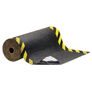 Sorbent Pad, 8 gal, 3 ft x 100 ft, Universal, Black, Polypropylene
