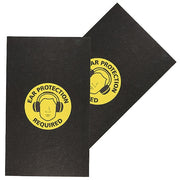 Entrance Mat, Polypropylene, 1/8 in Thick, Black, 3 ft W x 5 ft L