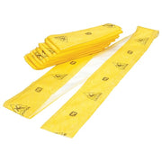 Sorbent Strip, 26 gal, 5 in x 120 in, Universal, Yellow, 10 PK