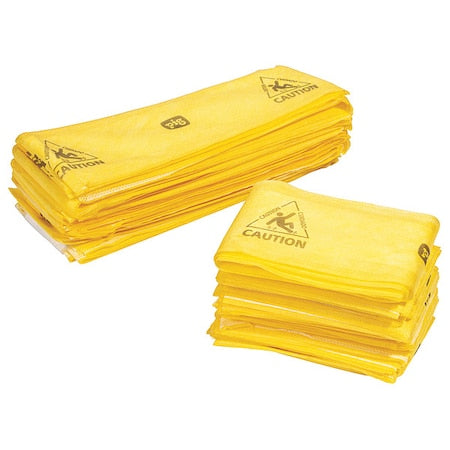 Sorbent Strip, 198 gal, 5 in x 120, 5 in x 60 in, Universal, Yellow, 100 PK