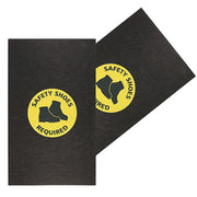 Entrance Mat, Polypropylene, 1/8 in Thick, Black, 3 ft W x 5 ft L