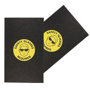 Entrance Mat, Polypropylene, 1/8 in Thick, Black, 3 ft W x 5 ft L