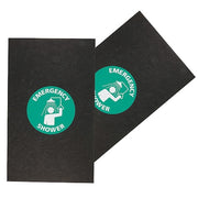 Entrance Mat, Polypropylene, 1/8 in Thick, Black, 3 ft W x 5 ft L