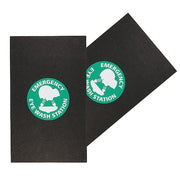 Entrance Mat, Polypropylene, 1/8 in Thick, Black, 3 ft W x 5 ft L