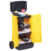 Spill Kit, 7 gal Volume Absorbed per Kit, Not Applicable Capacity, Cart, Yellow, 1