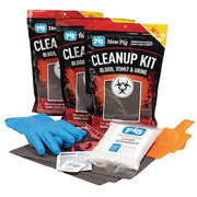 Bodily Fluids Absorbent Kit, 112 oz Volume Absorbed per Kit, Bag, Red