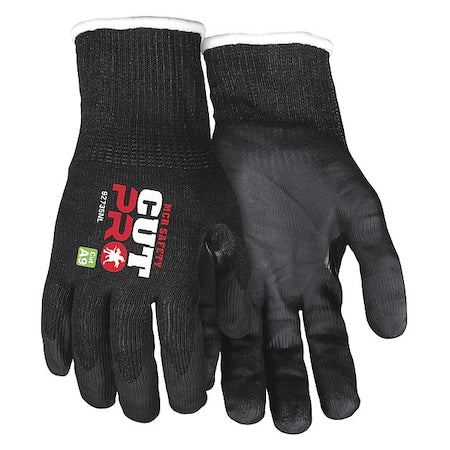Cut-Resistant Gloves, Cut Level A9 ,Dipped ,Nitrile ,Smooth ,S 12 PK