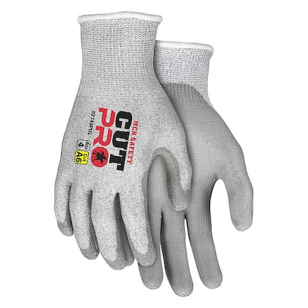 Cut-Resistant Gloves, Cut Level A7 ,Dipped ,Water-Based Polyurethane,Nitrile ,Smooth ,XS 12 PK