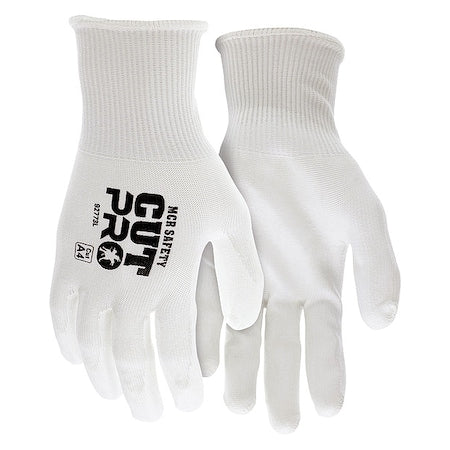 Cut-Resistant Gloves, Cut Level A4 ,Dipped ,Polyurethane ,Smooth ,2XL 12 PK