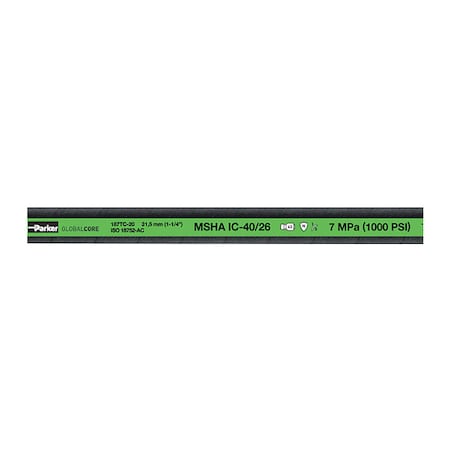 Hydraulic Hose,1/2" I.D.,440 ft. L,Black