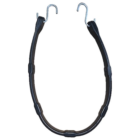 S-Hook,3/4" W,Black