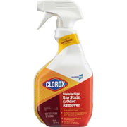 Disinfecting, Stain and Odor Remover, Trigger Spray Bottle, Lemon Floral, Translucent, 9 PK