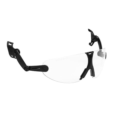 3M, Clip-On Eyewear Anti-Fog & Anti-Scratch, Clear Lens, Clear Frame, Attaches to 3M Hard Hats