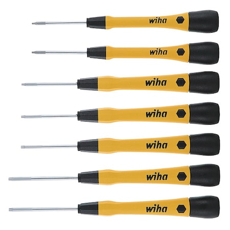 ESD Safe Screwdriver Set, Torx, 7 pcs