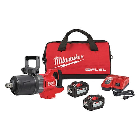 M18 FUEL 1 in. D-Handle High Torque Impact Wrench with ONE-KEY Kit