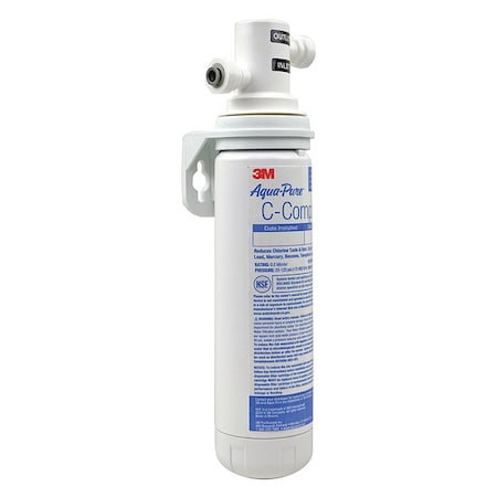 Water Filter System, 0.8 gpm, 0.5 Micron, 12 5/8 in H
