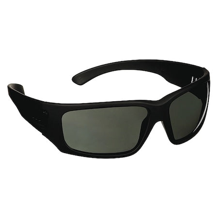 Maxim Elite 1000, Safety Glasses, Scotchgard Anti-Fog & Anti-Scratch, Gray Lens, Black Frame