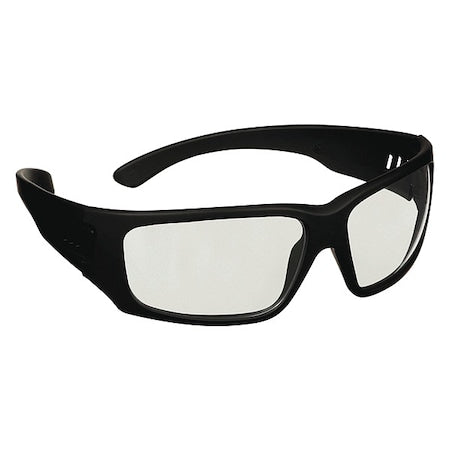 Maxim Elite 1000, Safety Glasses, Scotchgard Anti-Fog & Anti-Scratch, I/O Gray Lens, Black Frame