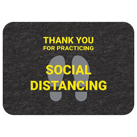 Social Distance Floor Sign,PK4