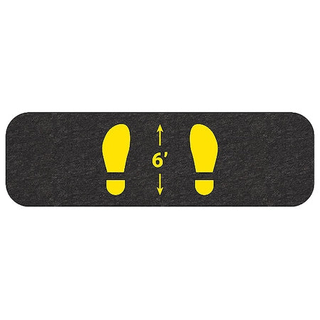 Social Distance Floor Sign,PK6