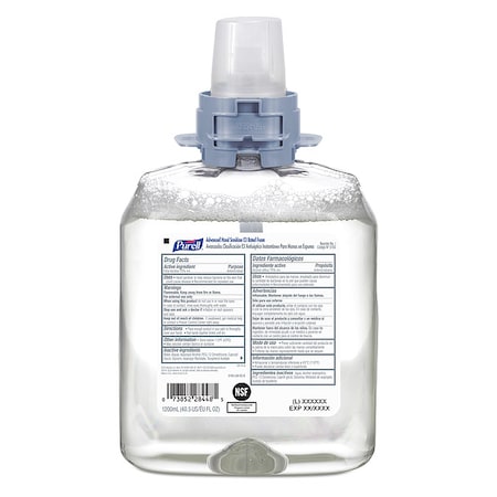 Hand Sanitizer,1,200mL,FragranceFree,PK4