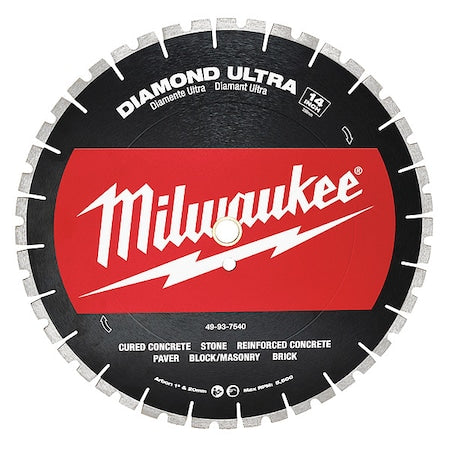 14 in. Diamond Ultra Segmented Concrete Cutting Blade