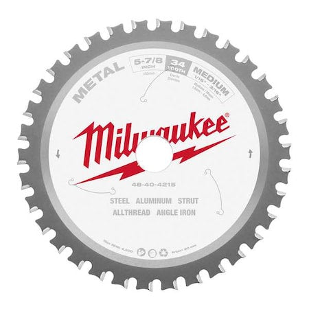 5 7/8 in. 34 Tooth Metal Cutting Circular Saw Blade (20mm Arbor)