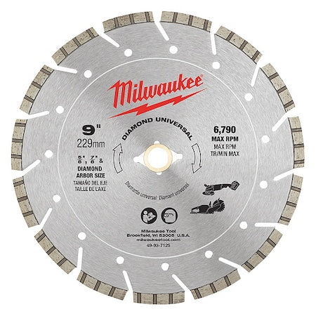 9 in. Diamond Universal Segmented Turbo Concrete and Masonry Cutting Blade