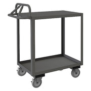 Cart, Steel, 1,200 lb Load Capacity, 2 Shelves, 54 1/4 in L, 24 1/4 in W, 43 6/8 in H