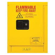 Flammable Safety Storage Cabinet, 4 gal, 1 Shelves, Steel, 17 1/2 in W x 22 1/4 in H x 18 1/4 in D