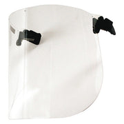 Face Shield, Clear Visor, 8 1/4 in Height, Click and Go Suspension
