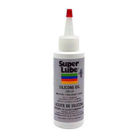 4 oz Bottle, Silicone Oil, 350 ISO Viscosity
